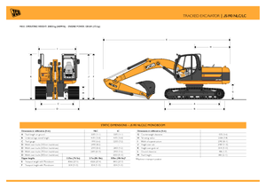 Pásová rypadla JCB JS 190 LC