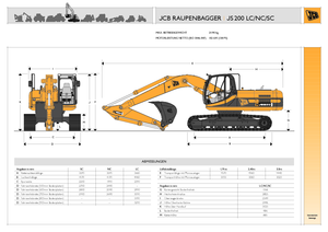 Pásová rypadla JCB JS 200 L