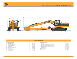 Pásová rypadla JCB JS 220 LR