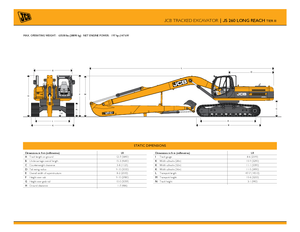 Pásová rypadla JCB JS 260 LR
