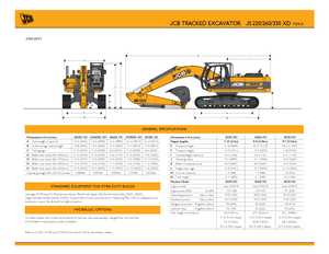 Pásová rypadla JCB JS 330 NL XD