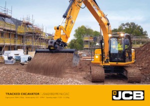 Pásová rypadla JCB JS180LC