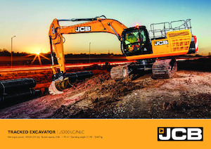 Pásová rypadla JCB JS300 LC
