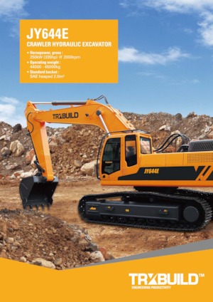 Pásová rypadla TRXBUILD JY644E