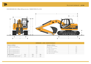 Pásová rypadla JCB JZ 140 L HD