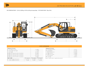 Pásová rypadla JCB JZ 140 L HD