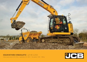 Pásová rypadla JCB JZ 140 LC