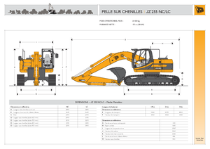 Pásová rypadla JCB JZ 255 L