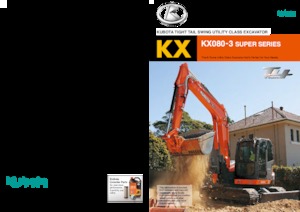 Pásová rypadla Kubota KX080-3S