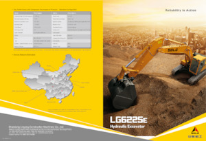 Pásová rypadla SDLG LG6225E