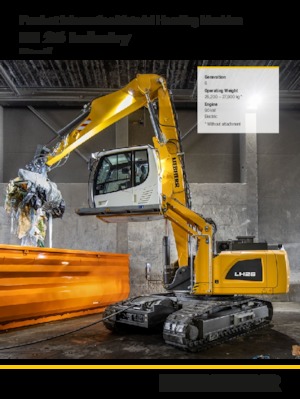 Manipulátory s materiálem Liebherr LH 26 C Industry Litronic