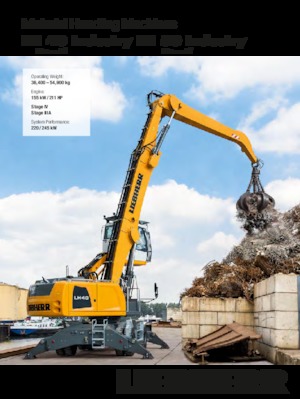 Manipulátory s materiálem Liebherr LH 50 C High Rise Port Litronic