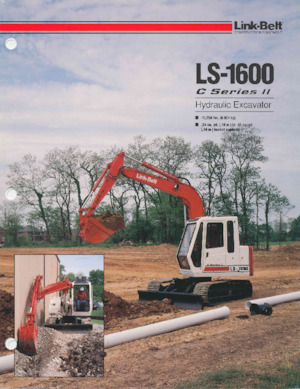 Pásová rypadla Link-Belt LS-1600 C II