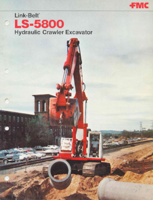 Pásová rypadla Link-Belt LS-5800