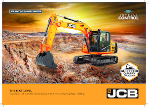 Pásová rypadla JCB NXT 145
