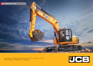 Pásová rypadla JCB NXT 205