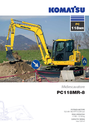 Pásová rypadla Komatsu PC118MR-8