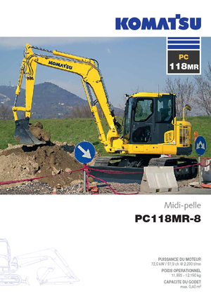 Pásová rypadla Komatsu PC118MR-8