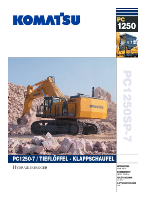 Pásová rypadla Komatsu PC1250SP-7