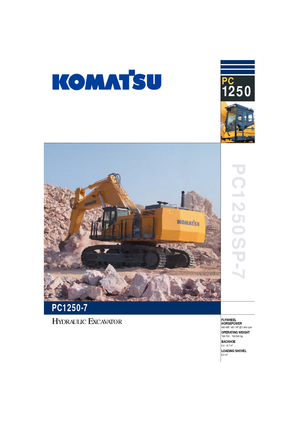 Pásová rypadla Komatsu PC1250SP-7