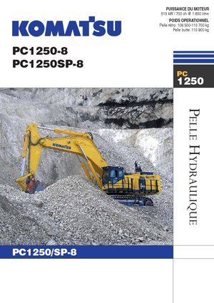 Pásová rypadla Komatsu PC1250SP-8