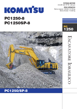 Pásová rypadla Komatsu PC1250SP-8