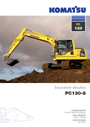 Pásová rypadla Komatsu PC130-8