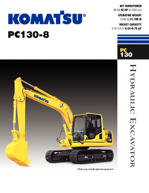 Pásová rypadla Komatsu PC130-8