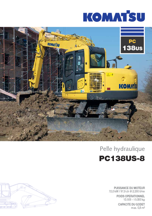 Pásová rypadla Komatsu PC138US-8
