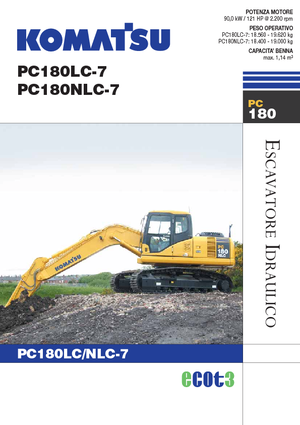 Pásová rypadla Komatsu PC180LC-7