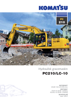 Pásová rypadla Komatsu PC210-10