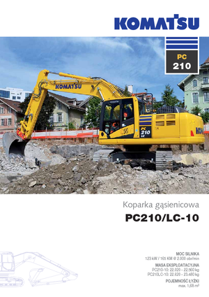 Pásová rypadla Komatsu PC210-10