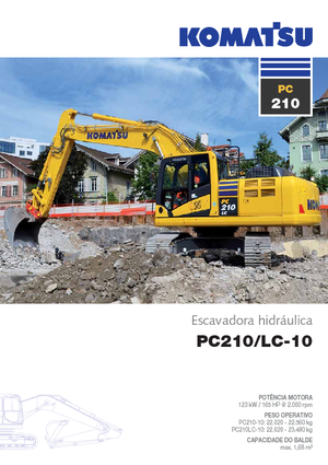 Pásová rypadla Komatsu PC210-10