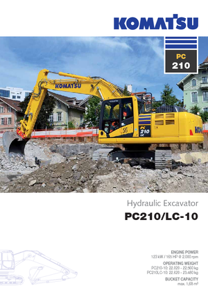 Pásová rypadla Komatsu PC210-10