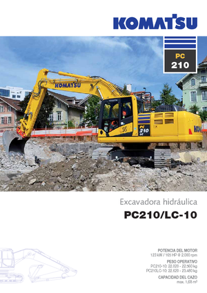 Pásová rypadla Komatsu PC210-10