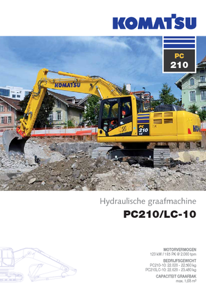 Pásová rypadla Komatsu PC210-10