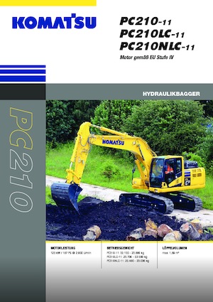 Pásová rypadla Komatsu PC210LC-11E0