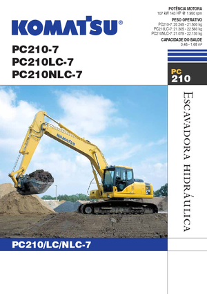 Pásová rypadla Komatsu PC210NLC-7