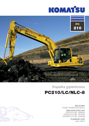 Pásová rypadla Komatsu PC210LC-8