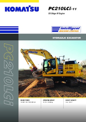 Pásová rypadla Komatsu PC210LCi-11E0