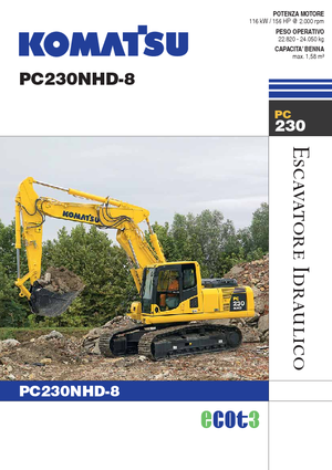 Pásová rypadla Komatsu PC230NHD-8