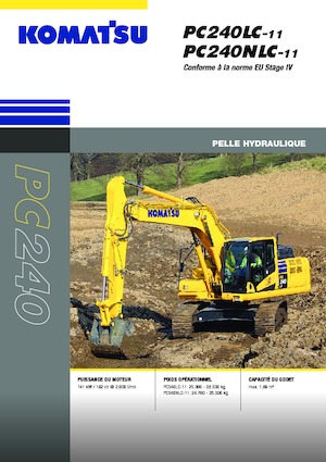 Pásová rypadla Komatsu PC240NLC-11E0