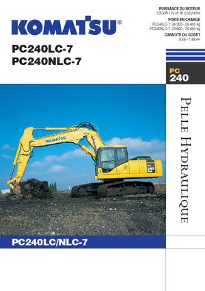 Pásová rypadla Komatsu PC240NLC-7