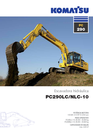 Pásová rypadla Komatsu PC290LC-10