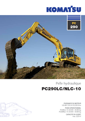 Pásová rypadla Komatsu PC290LC-10