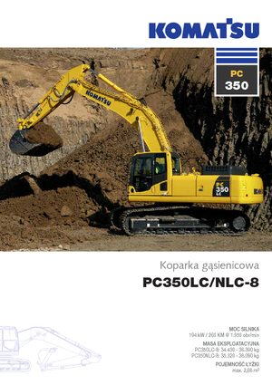 Pásová rypadla Komatsu PC350NLC-8