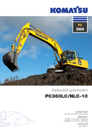 Pásová rypadla Komatsu PC360LC-10