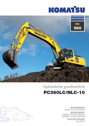 Pásová rypadla Komatsu PC360LC-10