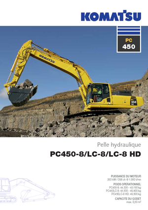 Pásová rypadla Komatsu PC450HRD-8