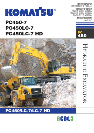 Pásová rypadla Komatsu PC450LC-7